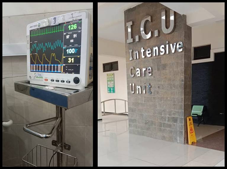 ruang ICU dan patient monitor